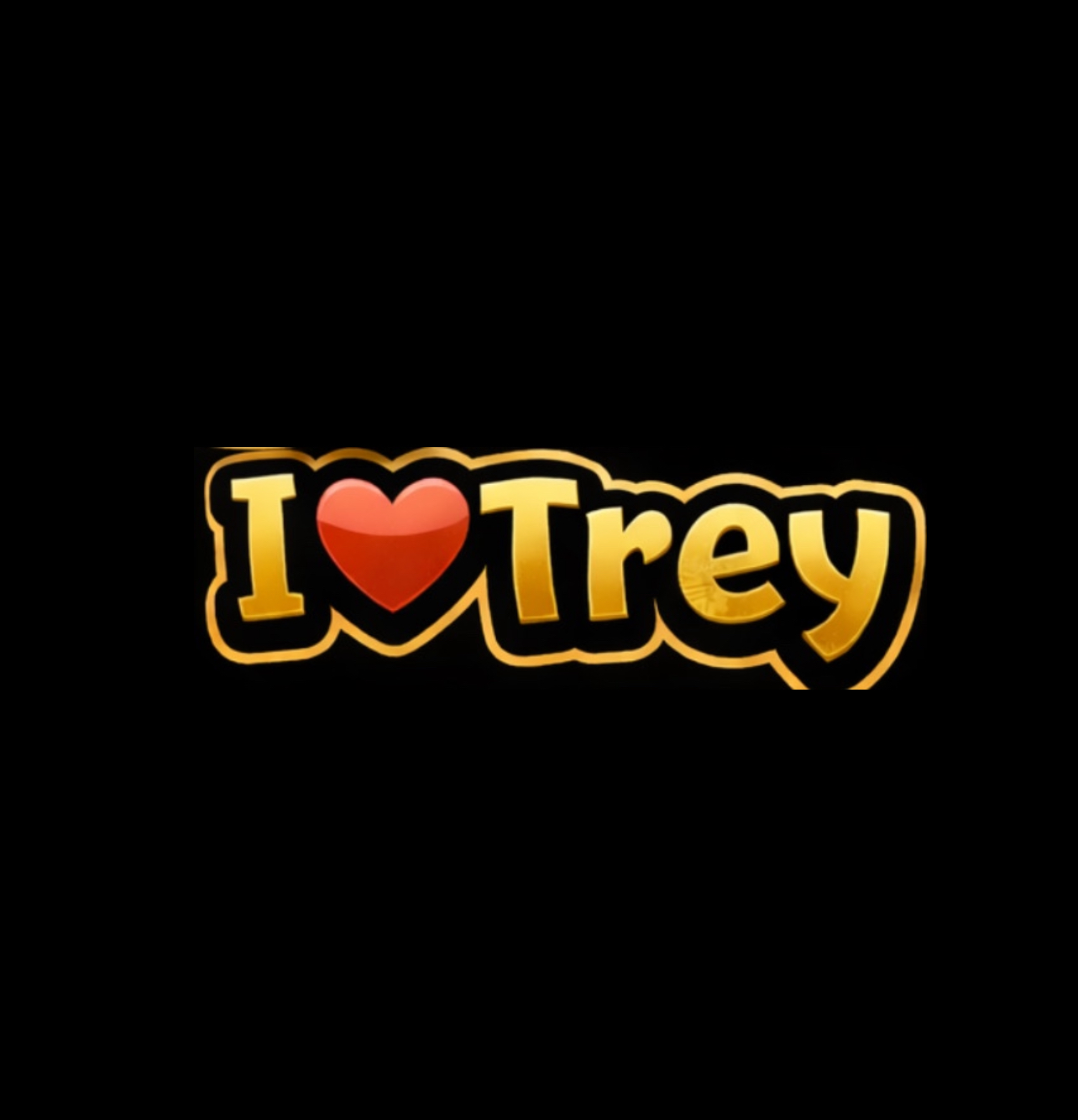 I love Trey logo